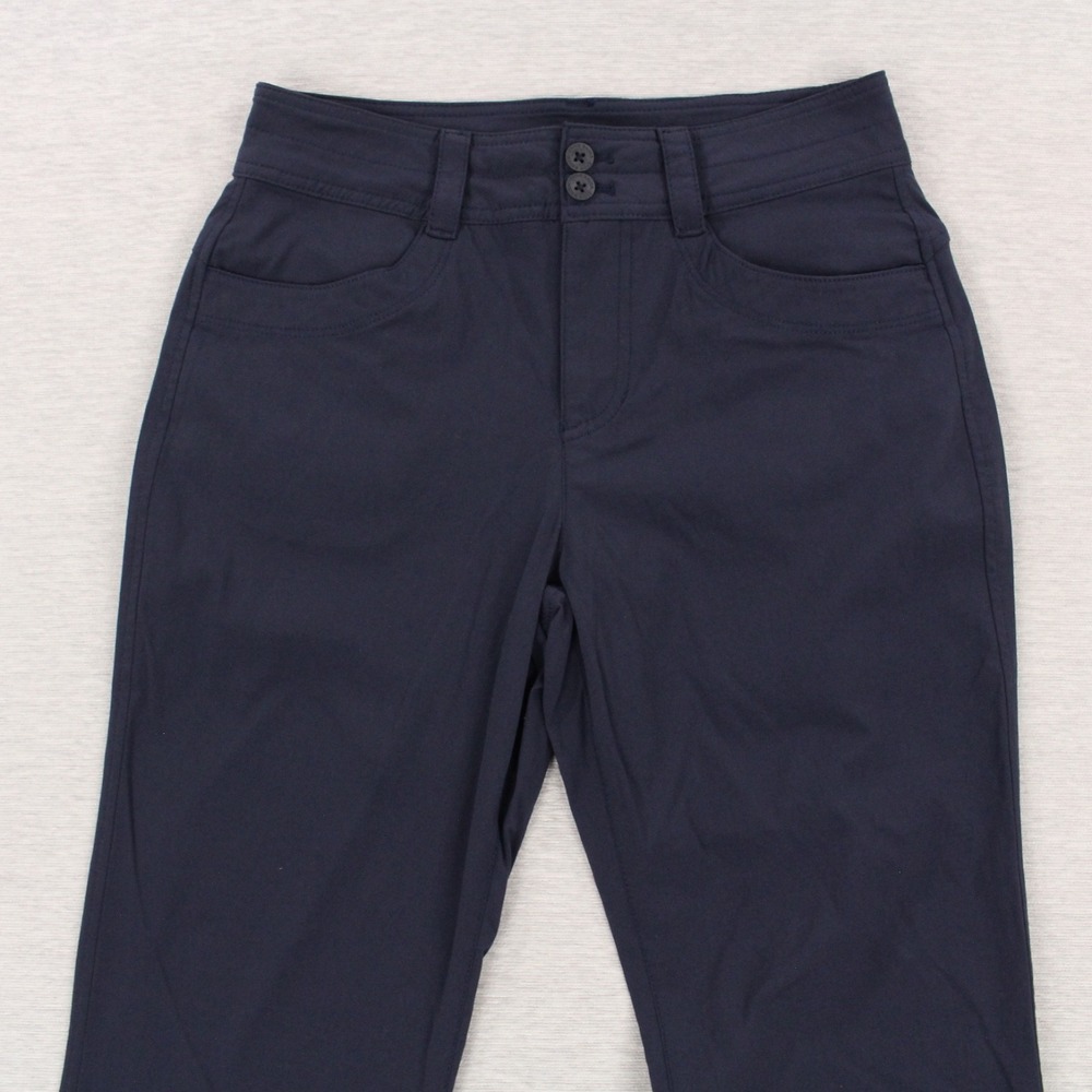 Eddie Bauer Sightscape Horizon Convertible Roll-Up Pants Womens Size 2 Blue - Picture 2 of 14